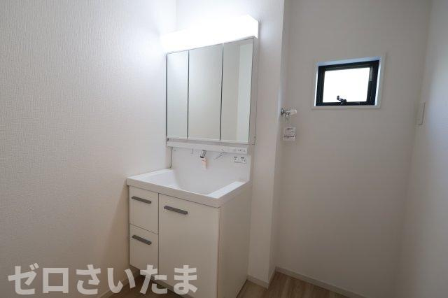 《仲介手数料無料》浦和区瀬ヶ崎４丁目32-37(全1戸)新築一戸建てリガーレの独立洗面台