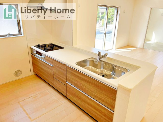 小美玉市小川第1　新築戸建　4号棟のキッチン