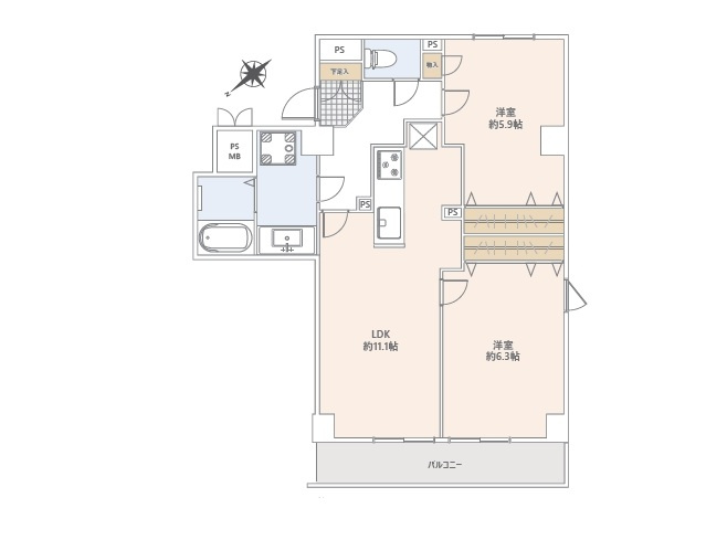 【間取り】の画像