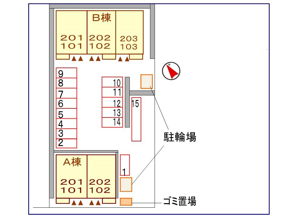 ラ・メゾン・リアンジュ　Ⅱの駐車場|駐車場