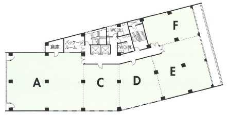 康生通南 マルワビルの間取り