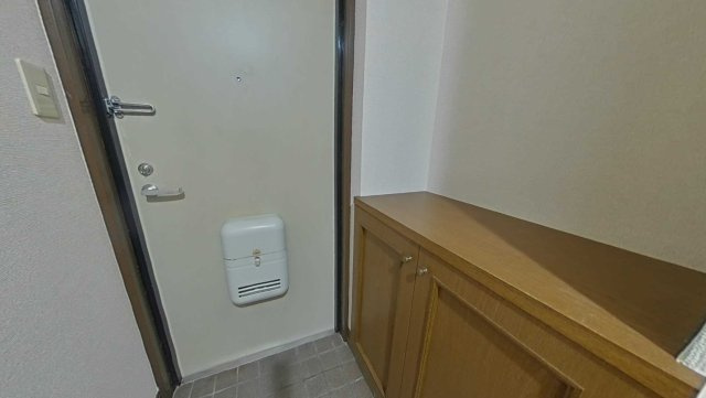 熊本市南区八分字町の賃貸マンションの玄関