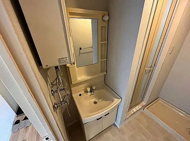 札幌市東区北三十九条東3丁目　一棟売マンションの独立洗面台