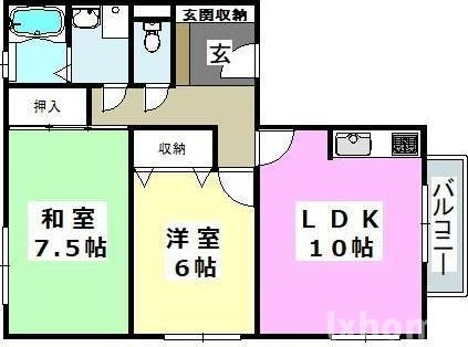 レオコートの間取り