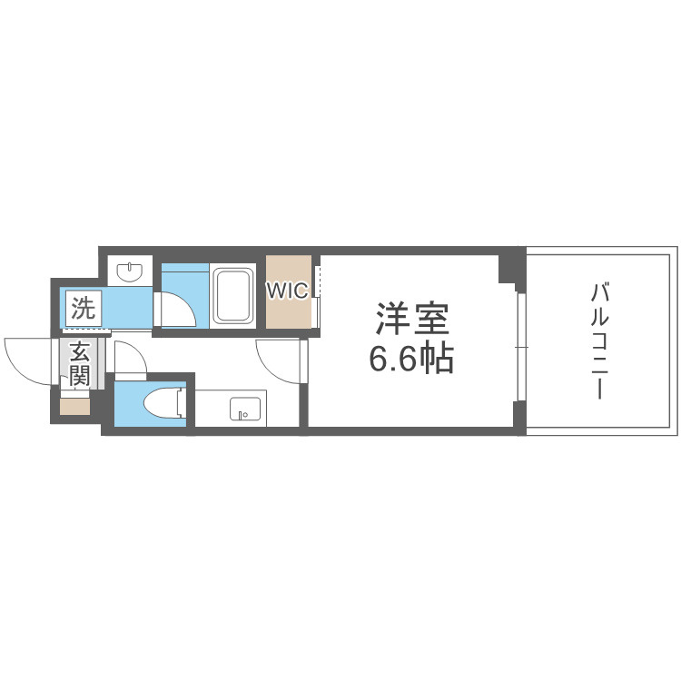 ルフォンプログレ堺筋本町タワーレジデンスの間取り