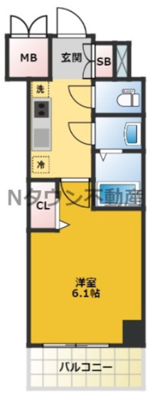 【間取り】 | プレサンスSAKAEフロント | 間取りです。
