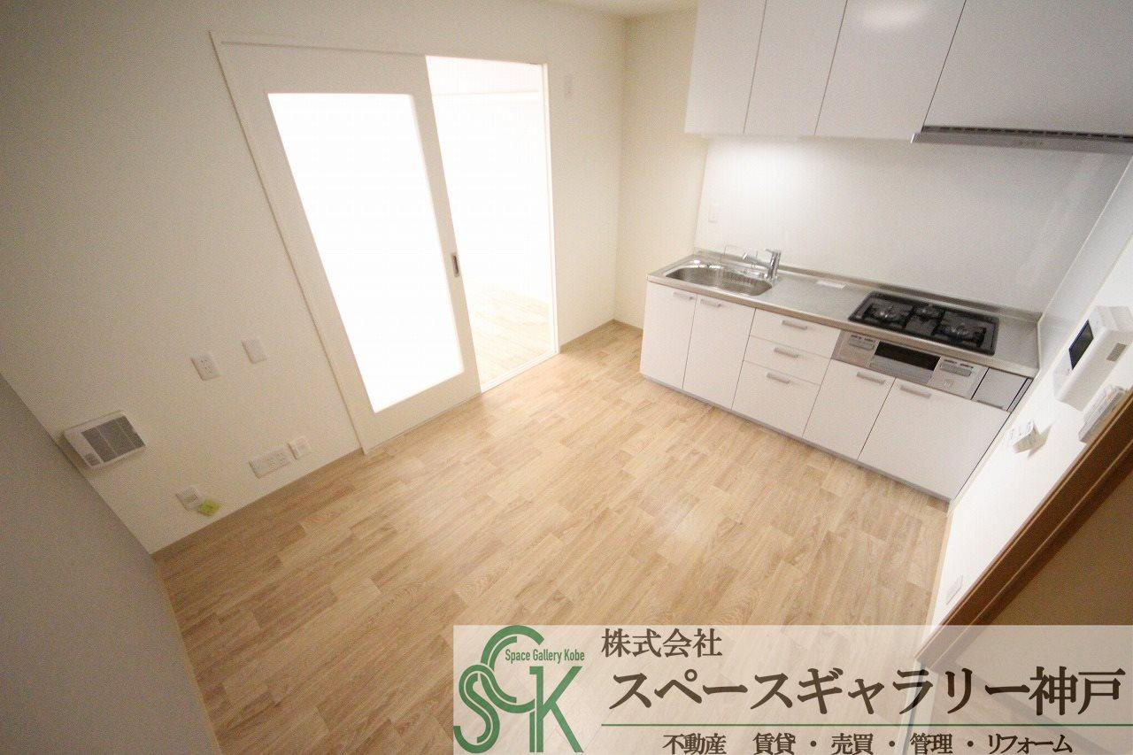 兵庫駅北シティコートの居間・リビング|※お部屋により仕様が異なる場合があります。
