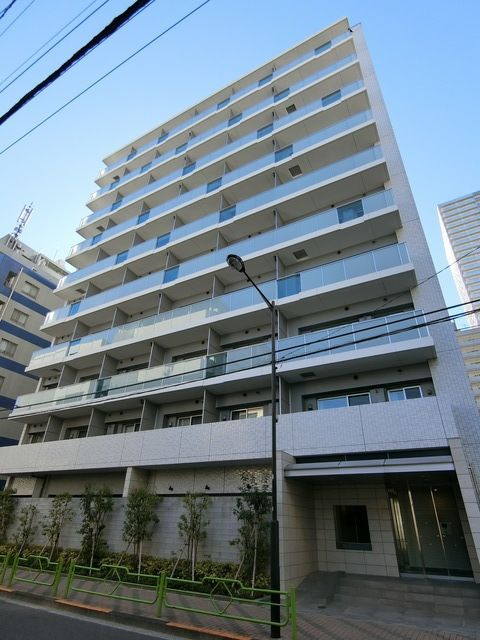 ザ・パークハビオ月島フロントの外観