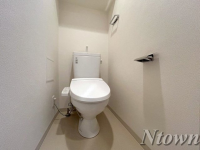 【トイレ】 | プレサンスジェネ鶴舞 | ゆったりとした空間のトイレです