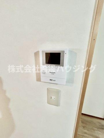 東大阪市若江本町３丁目のテラスのセキュリティ|TVモニターホン付き