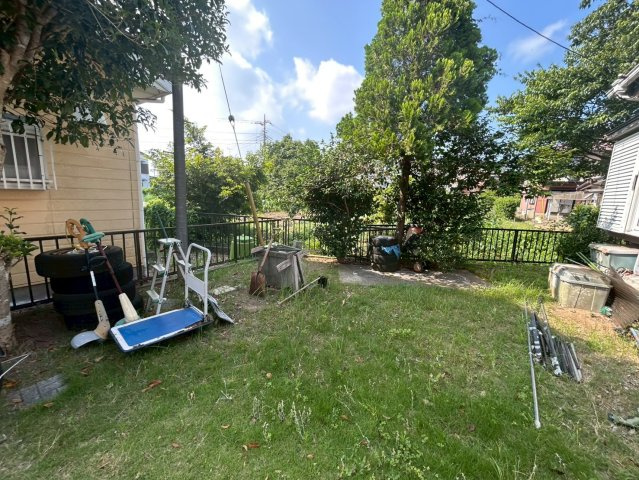 茂原市本小轡　中古戸建の庭