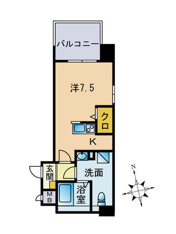 はれわたる大手門の間取り