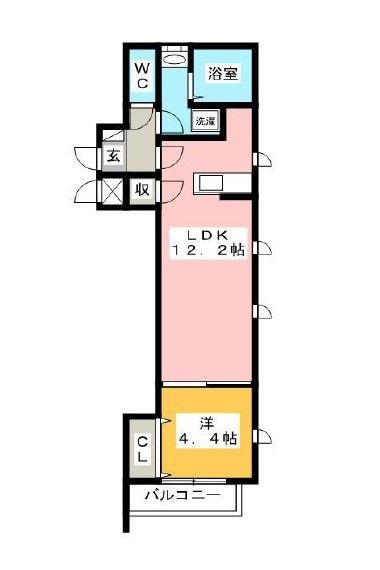 アドバンス天神南の間取り