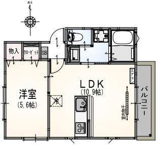 サンライズ大山Ⅰの間取り
