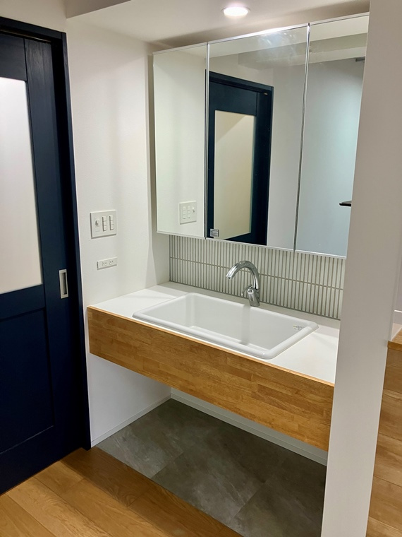 戸塚ハイライズの洗面所