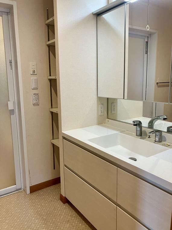 森野戸建の洗面所