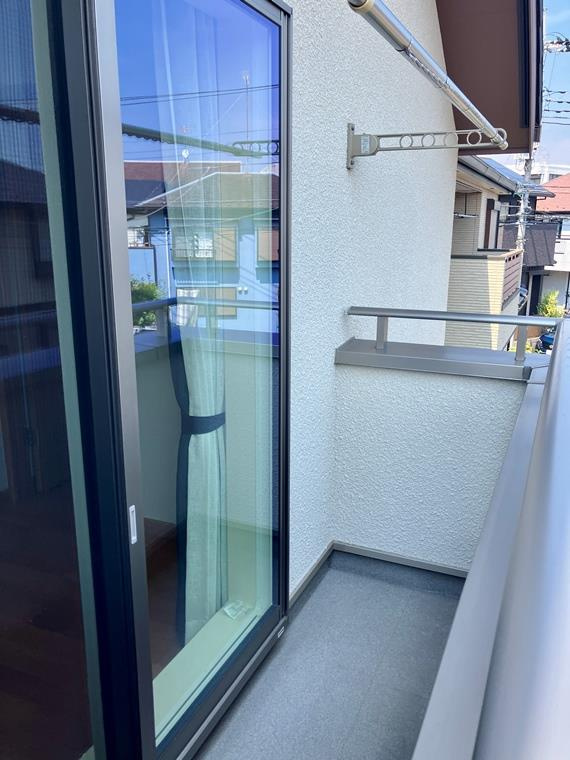 森野戸建のバルコニー