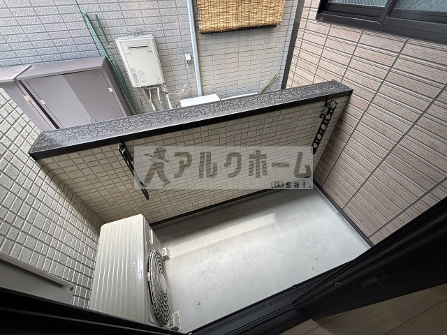 ALEGRIA道明寺2のバルコニー