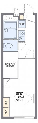 レオパレスＹＡＭの間取り