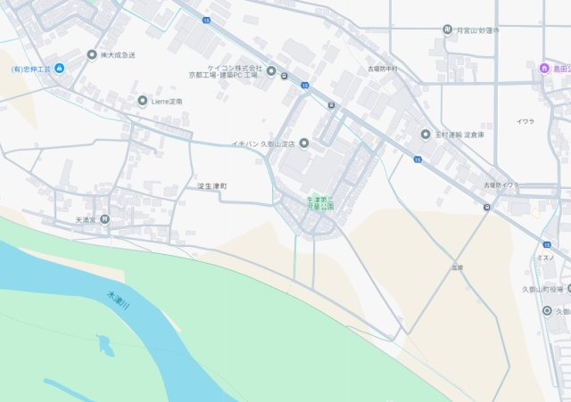 京都市伏見区淀生津町　第1期　新築一戸建ての地図