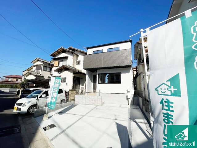 京都市伏見区淀生津町　第1期　新築一戸建ての外観|安心の10年保証！外観を美しく保ち、雨水で汚れを落とします！気になることがありましたら、お気軽にお問い合わせください！