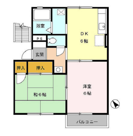 カサ・ド・マールAの間取り