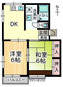 【間取り】 | リバティ22　