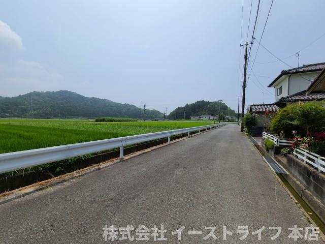 【新築戸建】　いわき市平下平窪第6の前面道路含む現地写真|東側幅員5.25ｍ公道
