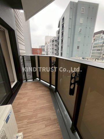 クレストコート堂島のバルコニー|広々としたバルコニーです