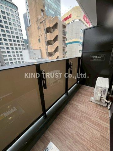 クレストコート堂島のバルコニー|お洗濯にも便利なバルコニー付き