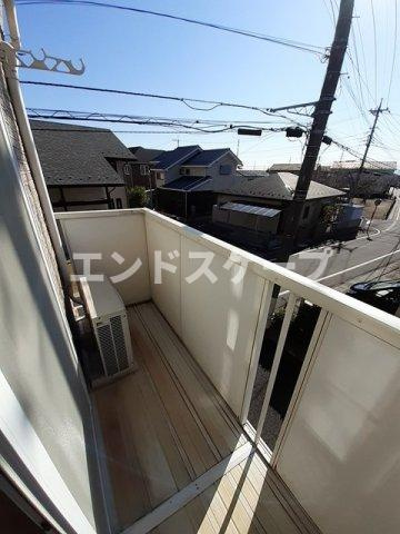 ミレニアムＢのバルコニー|高崎、前橋のお部屋探しはエンドスケープまで！お客様の理想お聞かせ下さい♪