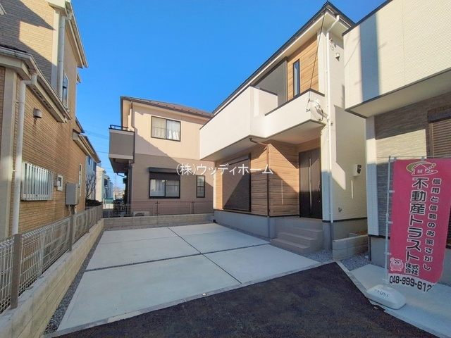 越谷市千間台西23期　新築一戸建て　1号棟の外観