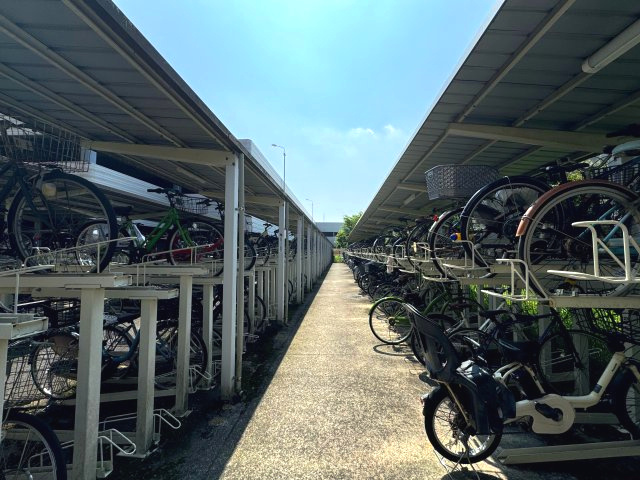 グランセリーナの駐輪場|駐輪場