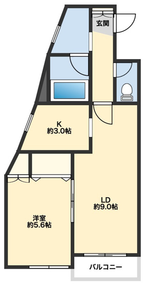 【間取り】 | ベルゴールド | 1F間取り図