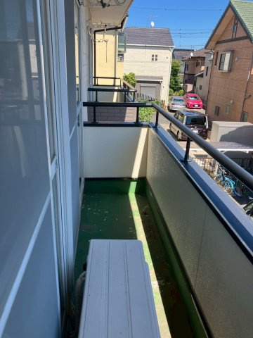 ヒルサイド見和IIのバルコニー