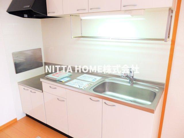 グリーン・エコーⅡのキッチン|お料理がしやすそうなキッチンですね(^^)v