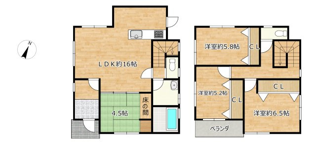 【間取り】の画像