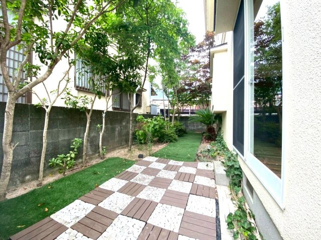 佐伯区坪井２丁目　№愛建1の庭|ゴルフのパターの
練習できます