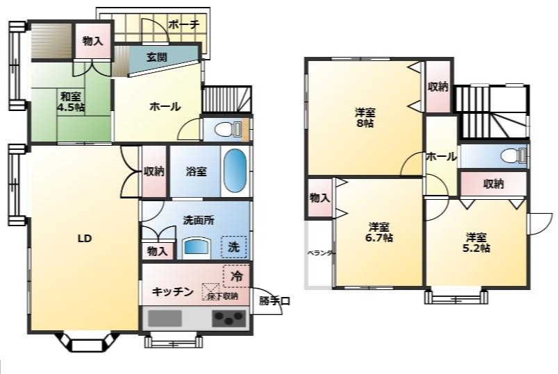 佐伯区坪井２丁目　№愛建1