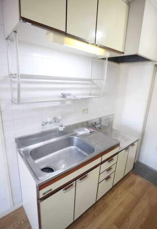 ユーコート上馬　駅近　オートロック　高層階　眺望良好のキッチン