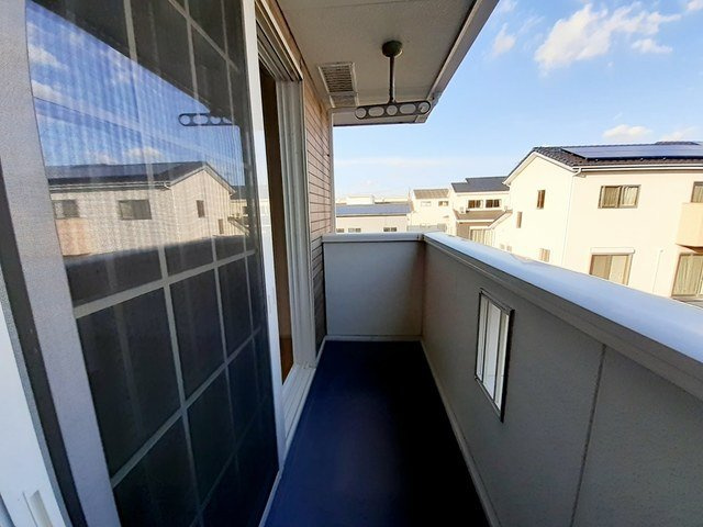 アイリスⅡのバルコニー