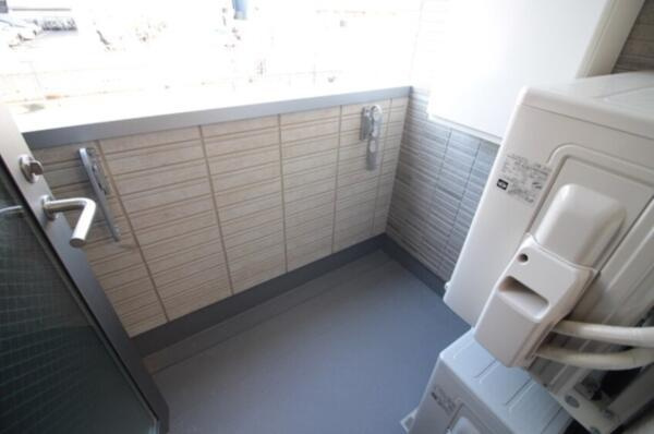 名古屋市天白区野並２丁目の一棟アパートのバルコニー| 