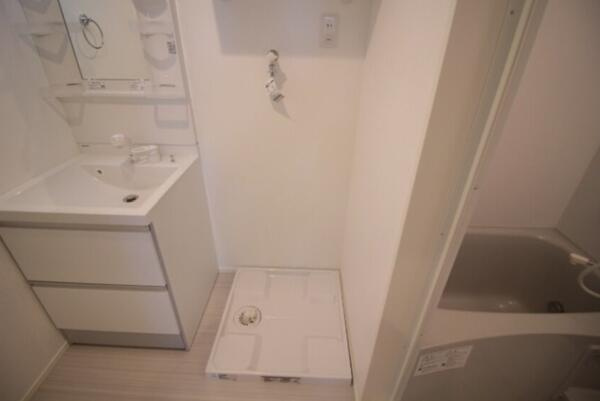 名古屋市天白区野並２丁目の一棟アパートのランドリースペース| 