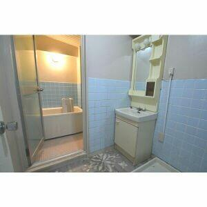 名古屋市南区城下町１丁目の一棟マンションの独立洗面台| 