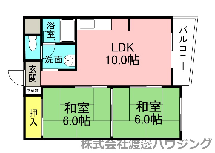 ユニライフ江坂の間取り