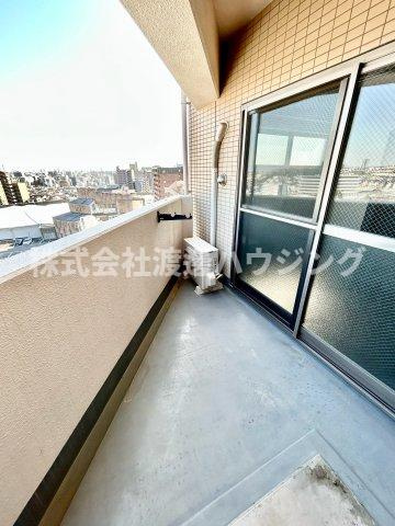 アンフィニⅦ緑地公園のバルコニー