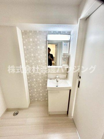 綿榎ハイツの洗面所