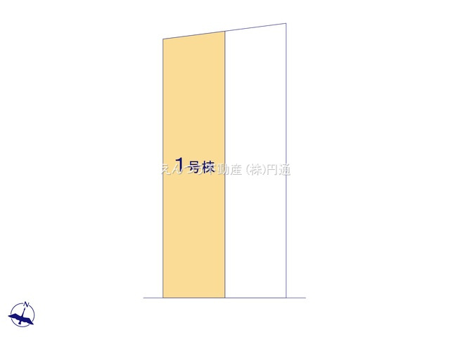 上堀越町の区画図
