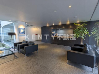 【ロビー】 | レセーヌ白金長者丸 | 清潔なロビーです