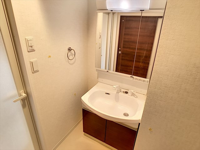 ラルーチェ薬院の洗面所